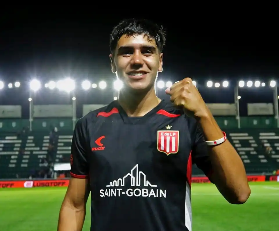 Debut soñado para el chascomunense Joaquín Tobio Burgos: Su gol le dio la victoria a Estudiantes frente a Banfield