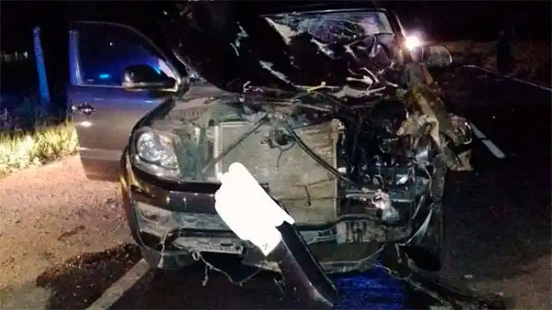 Un hombre iba a caballo y murió atropellado por una camioneta