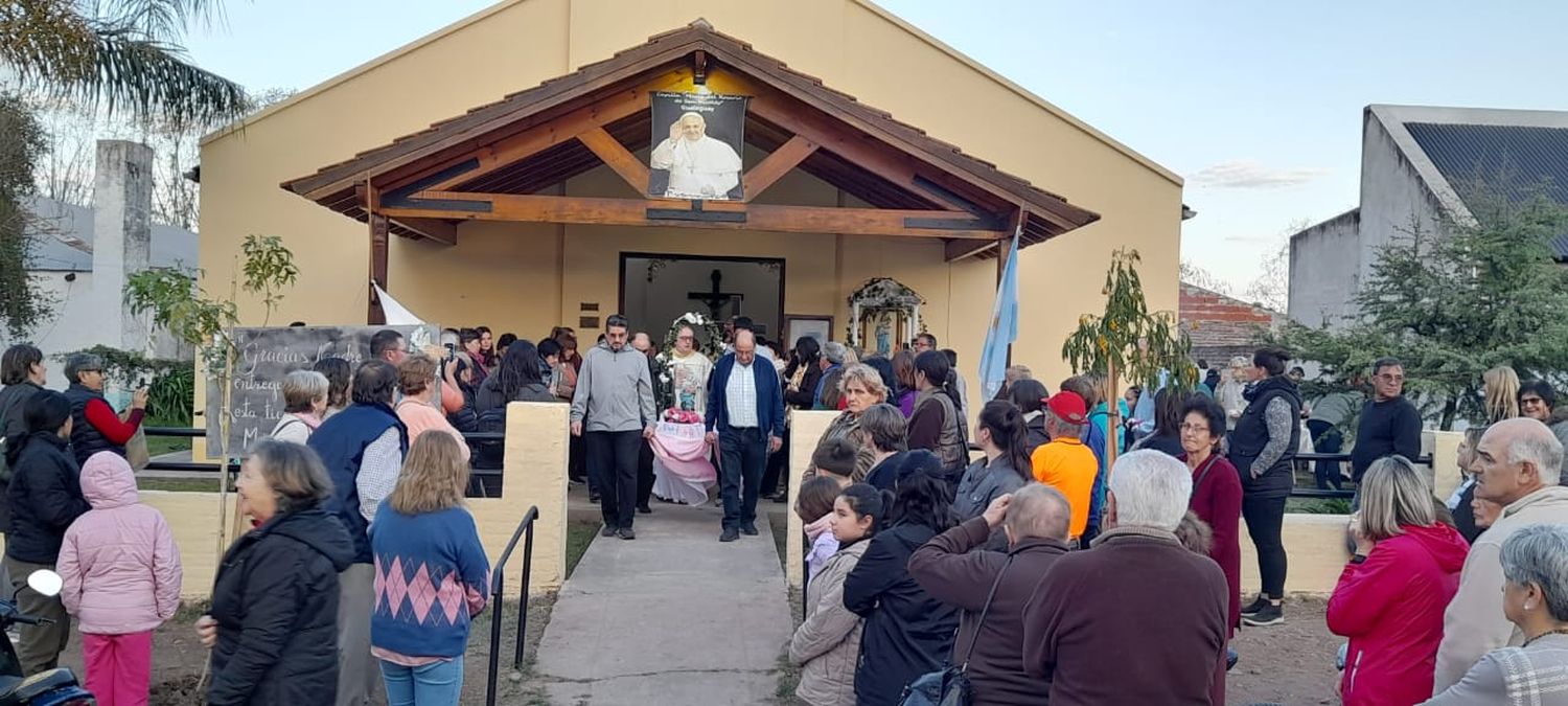 Se celebró el Día de la Virgen del Rosario de San Nicolás