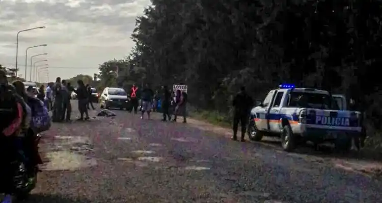Grave accidente a la salida de la escuela 13