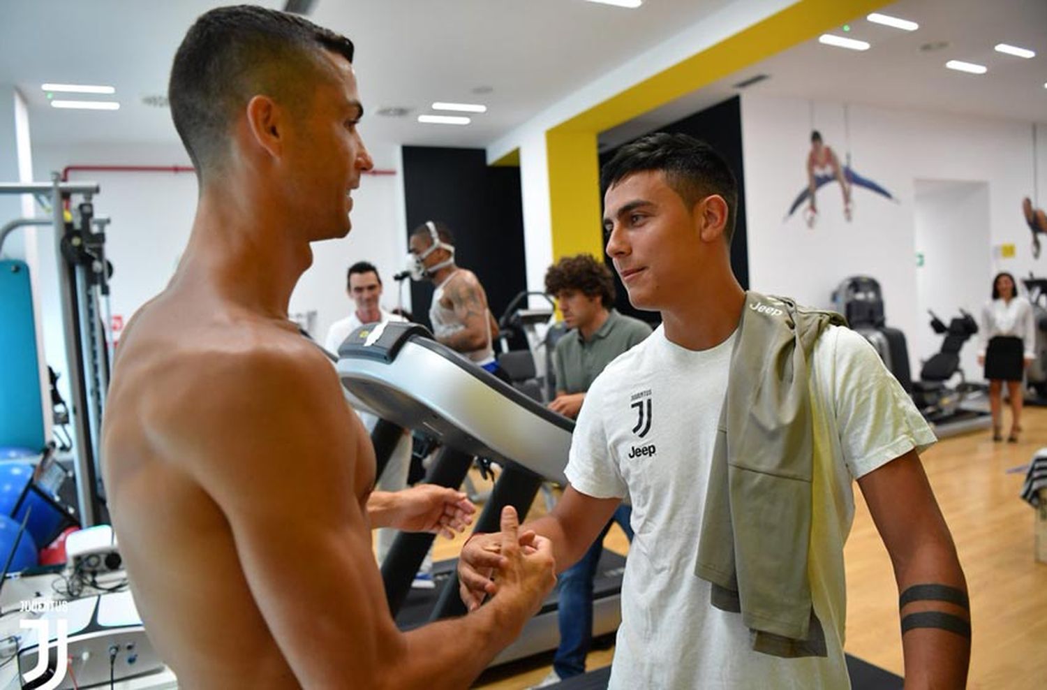 Cristiano tuvo su primera práctica en Juventus
