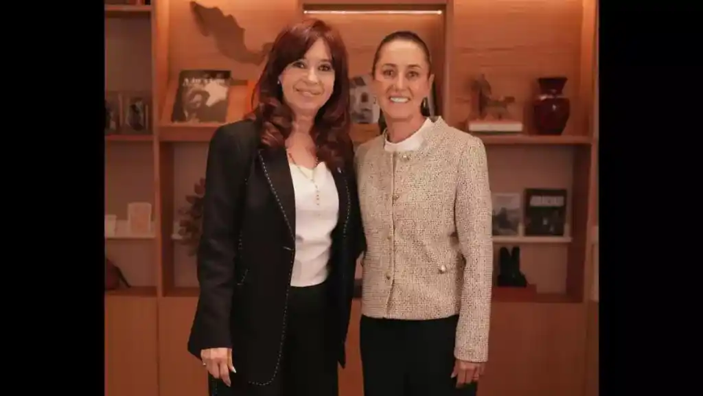 La presidenta de México, Claudia Sheinbaum, expresó su "solidaridad" con Cristina Kirchner