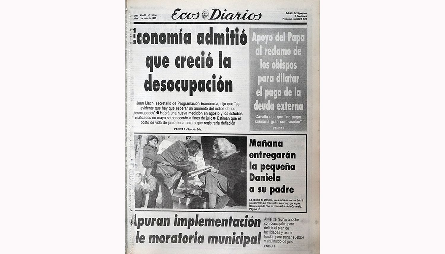 Miércoles 21 de junio de 1995