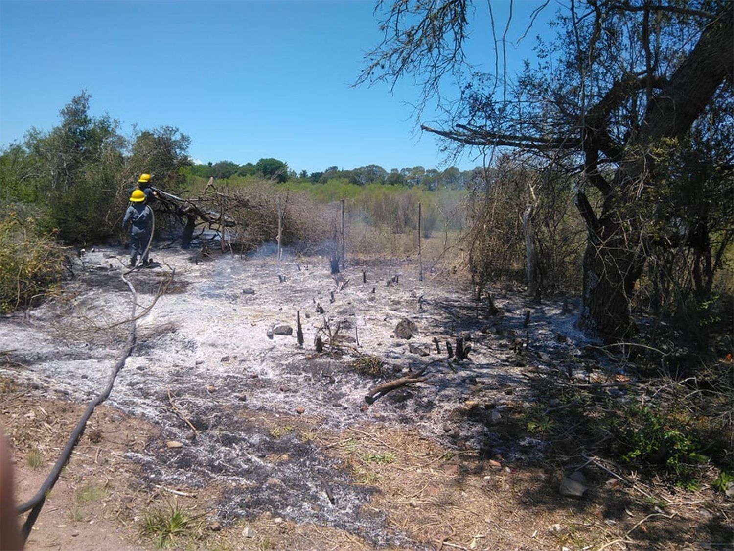 Incendio en Urquiza al Oeste