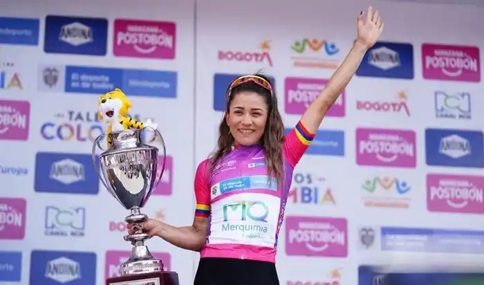 ¡PURO TALENTO! Venezolana Lilibeth Chacón se lleva los laureles en la Vuelta a Colombia