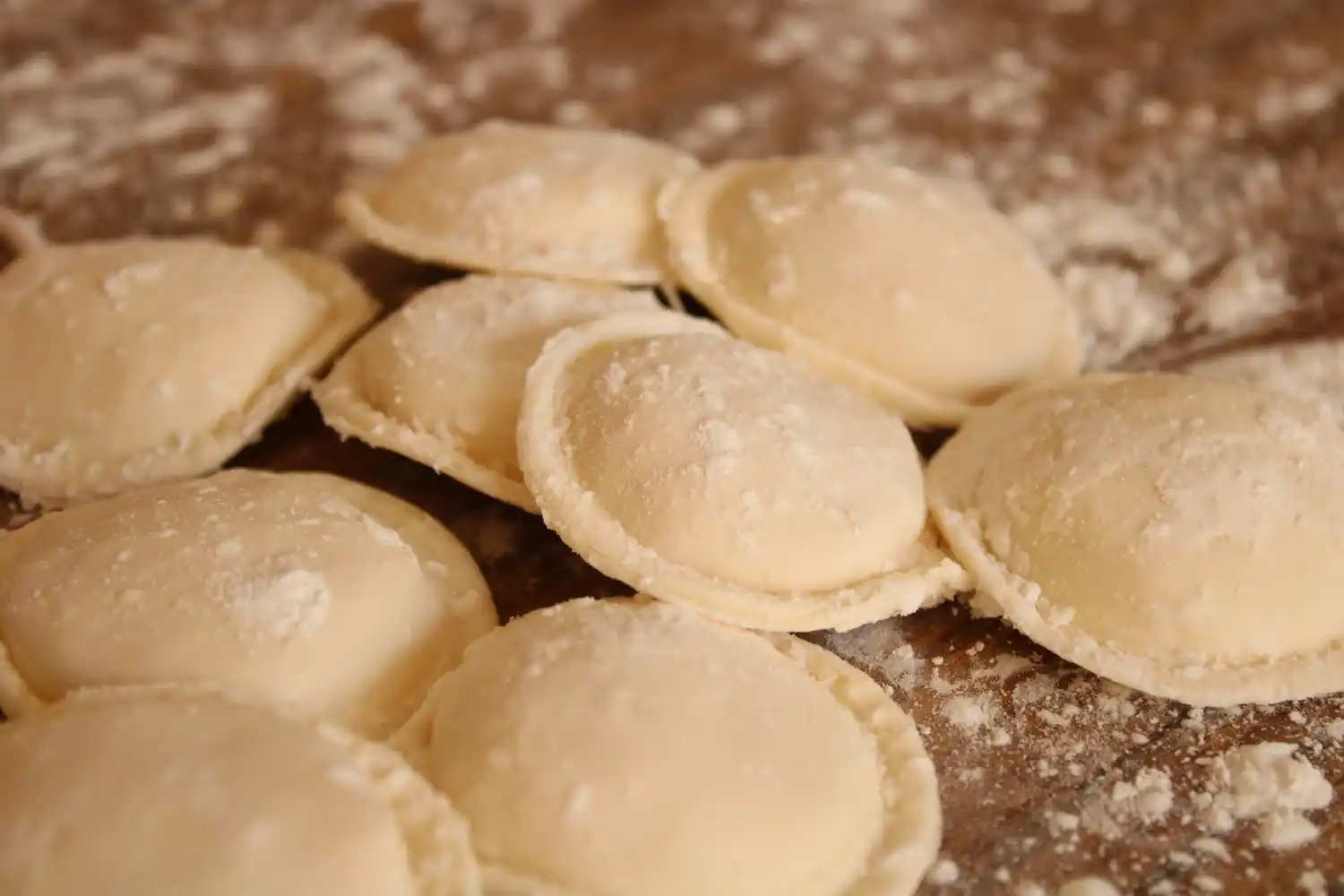 Sorrentinos de jamón y queso.