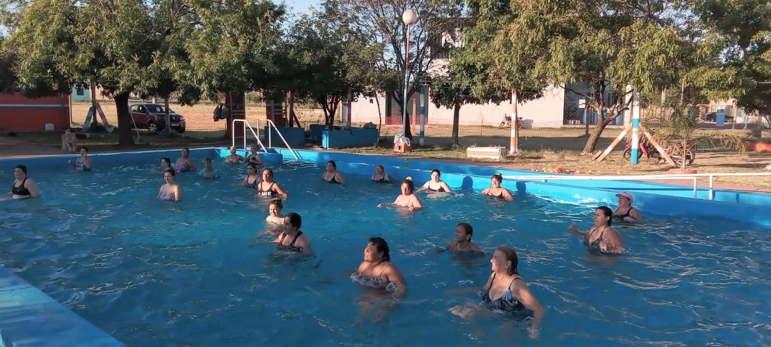 Clases gratuitas de gimnasia en el agua