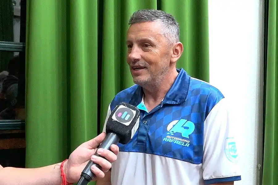 Gustavo Belinde, presidente de la subcomisión de automovilsimo de Atlético de Rafaela