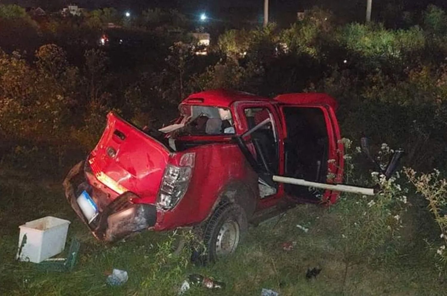 Sobre la autovía Artigas. Grave accidente vial entre un camión y una camioneta en Chajarí