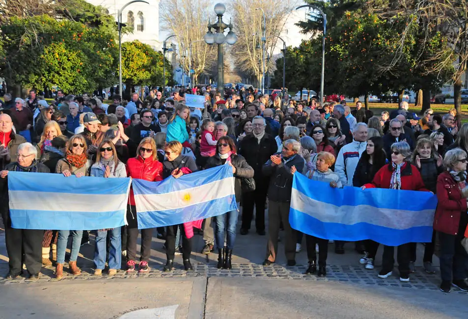 Luego de la derrota en las PASO, hubo una marcha en apoyo al Gobierno 