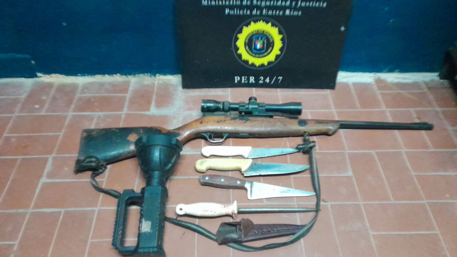 Cuatro detenidos por reiteradas faenas ilegales en un campo del Sexto Distrito