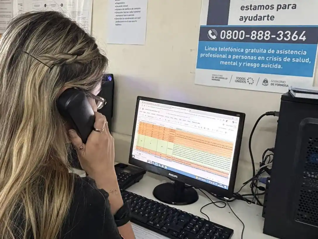 Formosa recuerda que la línea 0800 para prevención del suicidio funciona también durante las vacaciones