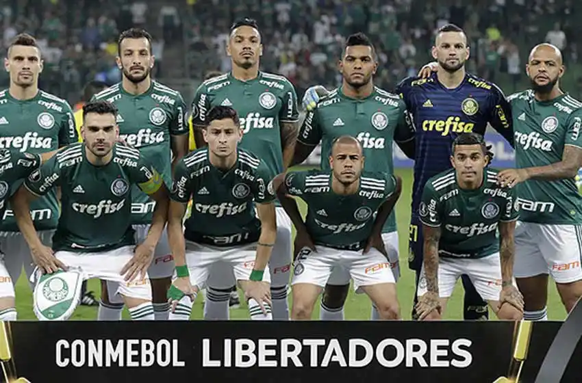 Palmeiras se llevó un flor de susto en las alturas