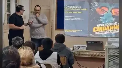Charlas sobre grooming y ciberhostigamiento en escuelas