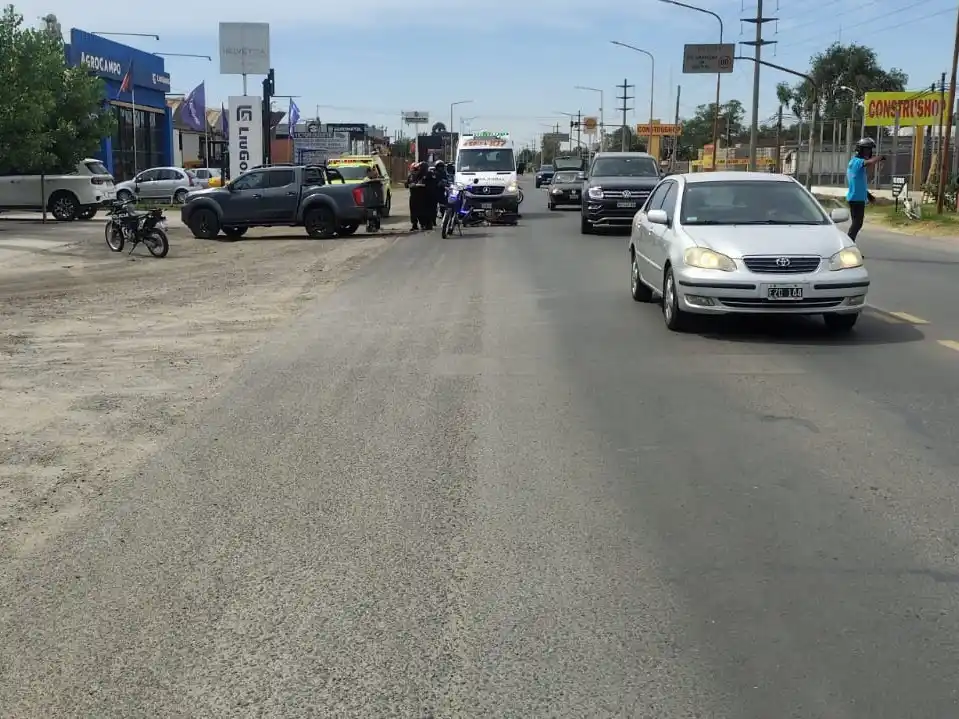 Accidente en ruta 8.