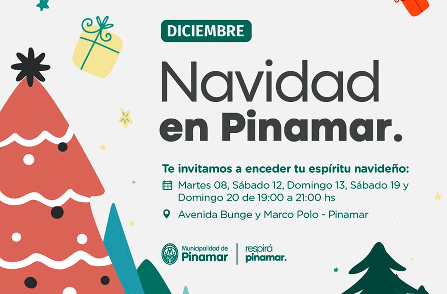 Pinamar encenderá su árbol navideño y prepara muchas sorpresas