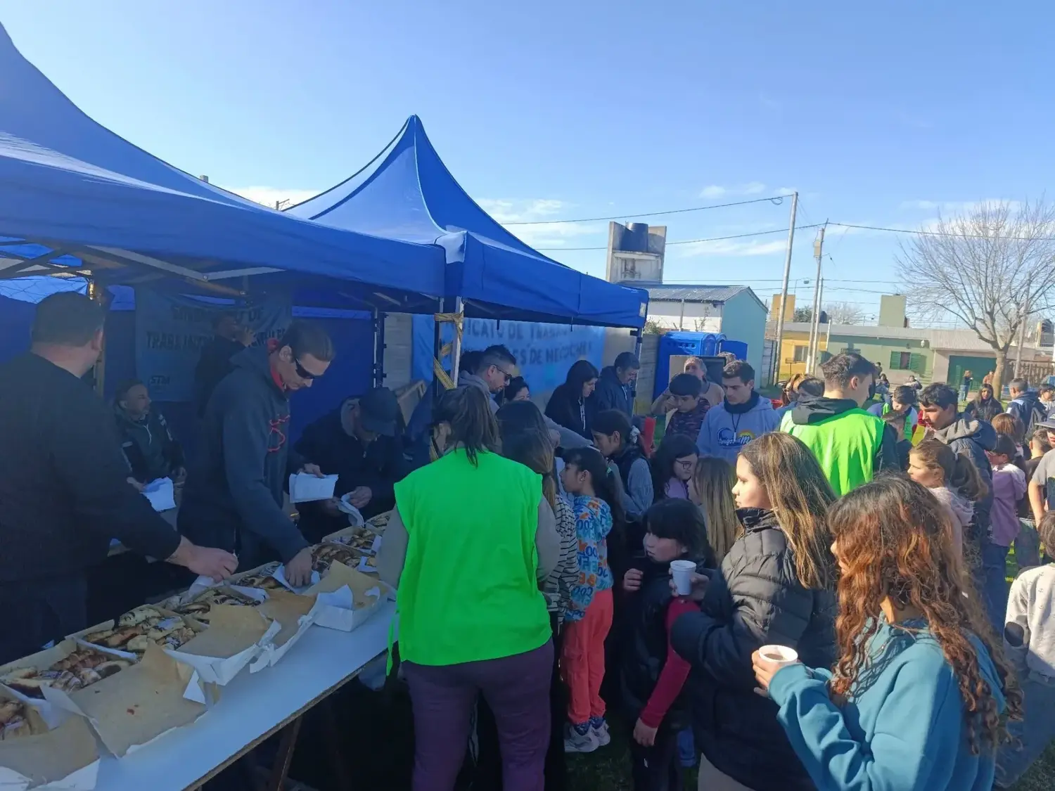 Esperado. Después del mal tiempo, el Sindicato de Municipales pudo realizar el Día de la Niñez.