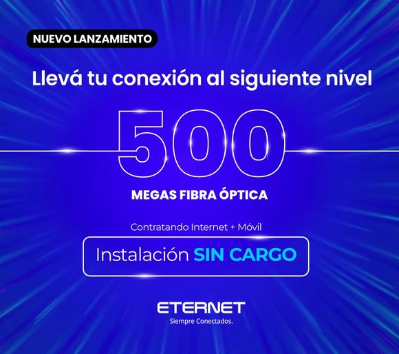 Eternet presenta una propuesta con muchos beneficios