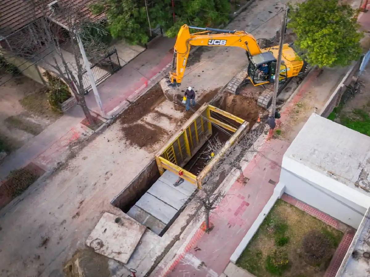  Arroyito: “Mega obra” de desagües, en su etapa final   