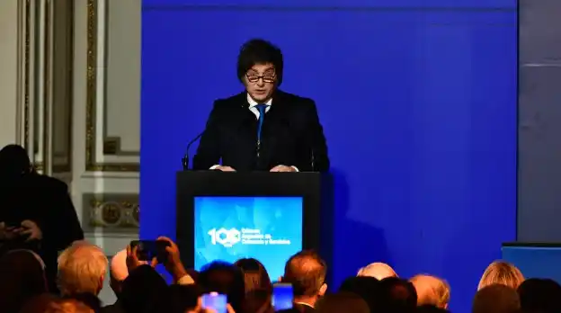 Javier Milei en Rosario