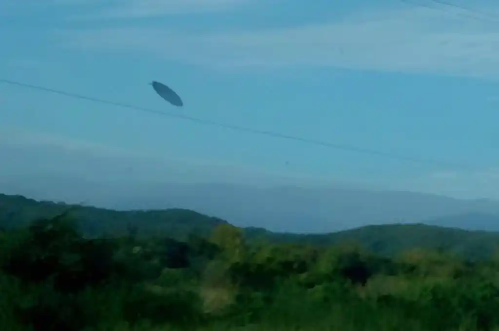 El OVNI supuestamente avistado el pasado jueves 1 de febrero.