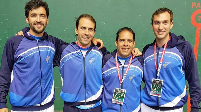 Joseba Bilbao se clasificó a la final del Mundial de frontón