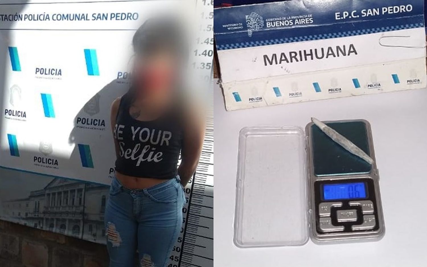 Otra vez, aprehendieron a una mujer que intentó darle un “porro” a un detenido en la Comisaría