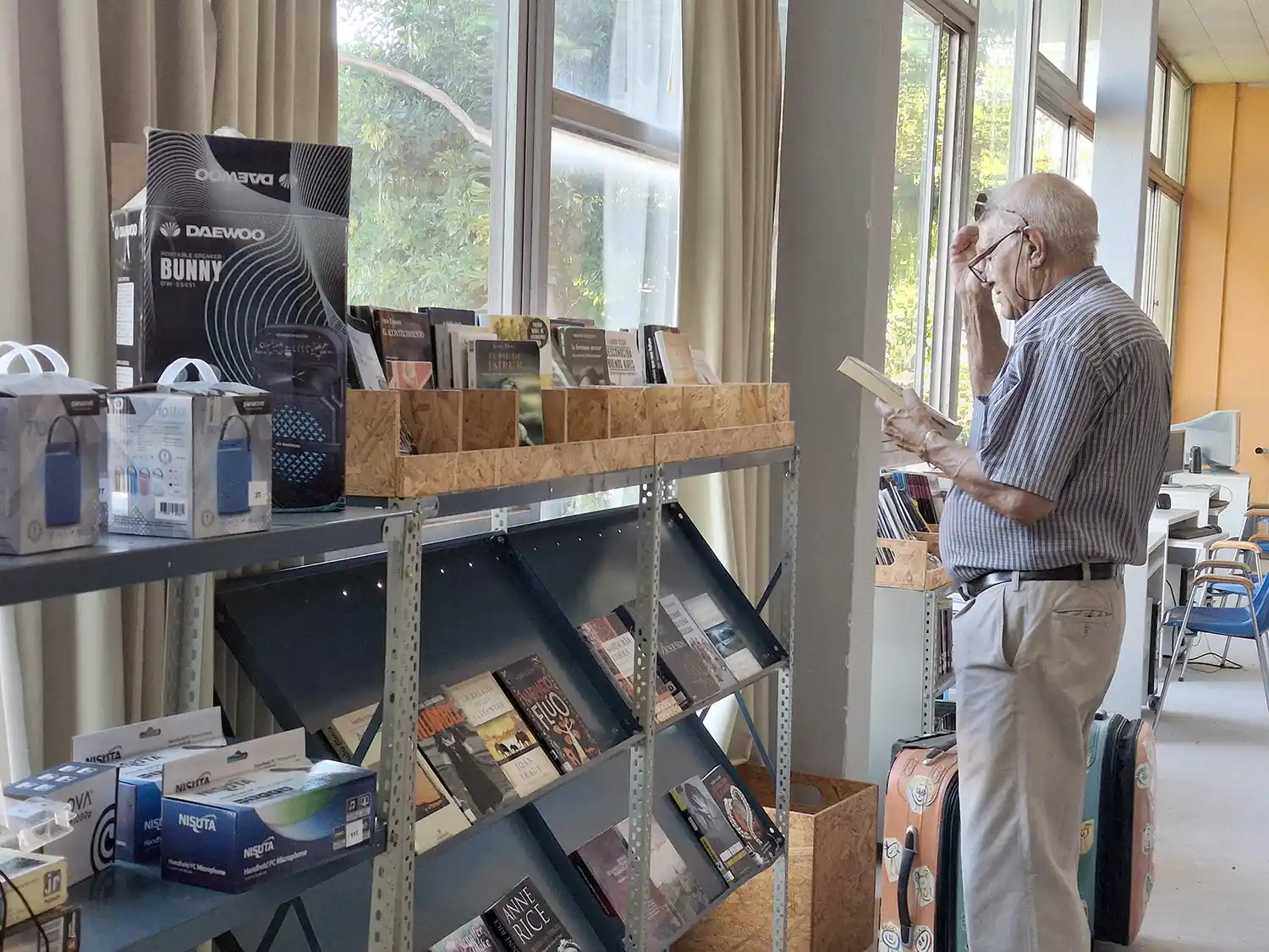 Libros. El lector elige algunas opciones