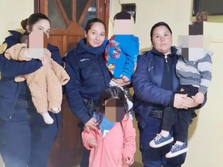 Cuatro menores fueron hallados solos en una vivienda en precarias condiciones