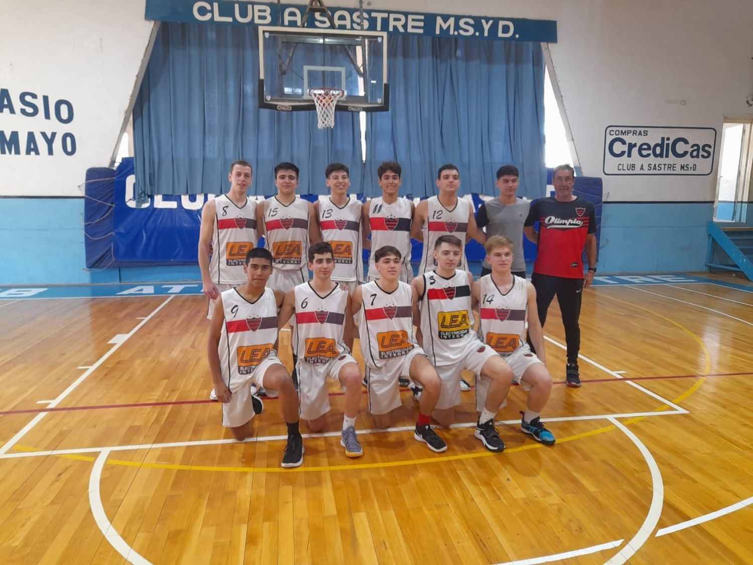 Los U18 de Olimpia van por la final del Federativo