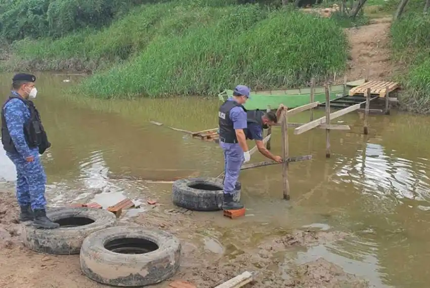 La policía sigue con los férreos controles en la frontera de Clorinda