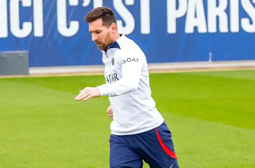 Messi volvió a los entrenamientos del PSG, tras su pedido de disculpas por el viaje a Arabia Saudita
