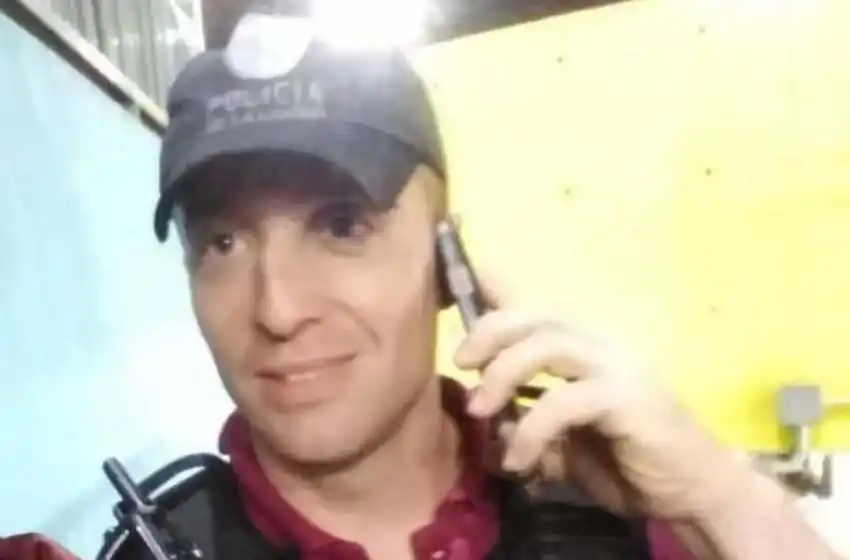 Dolor por la muerte de un policía: motochorros evadieron un control y lo atropellaron