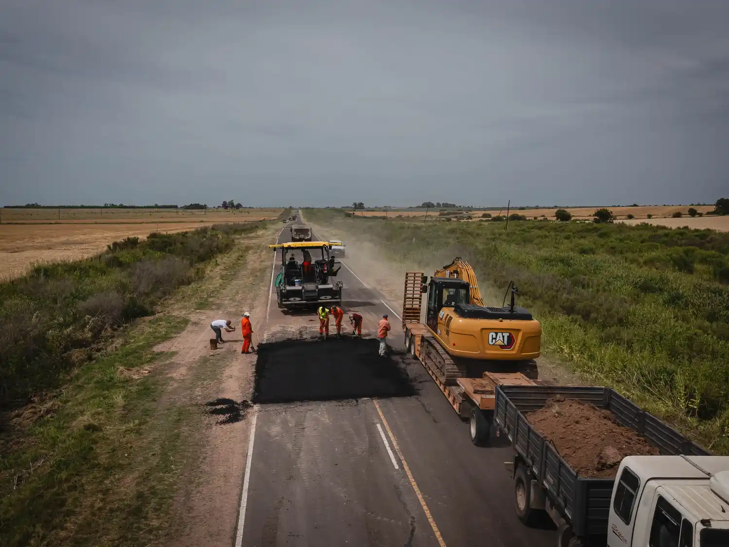 La ruta 51 supera el 40% de avance en su reparación entre Larroque y Urdinarrain