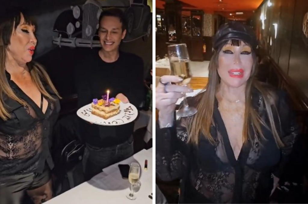 La celebración comenzó con un brindis.