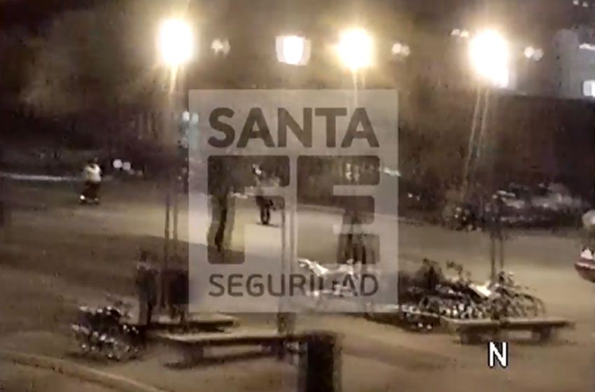Un video muestra las picadas nocturnas en Oroño y Lamadrid