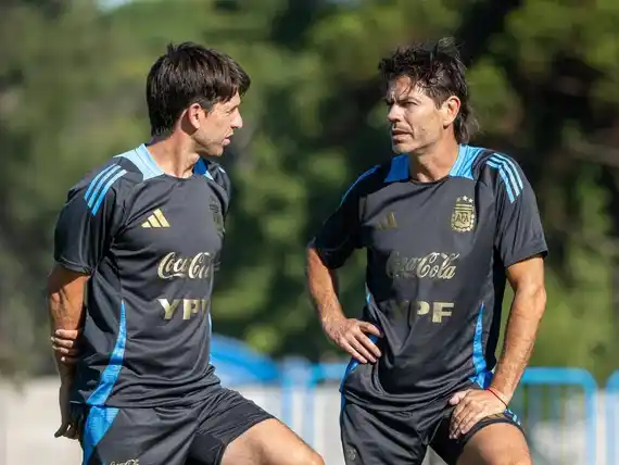 Con Garcé como ayudante, la selección argentina Sub 20 comenzó su viaje para disputar el Sudamericano