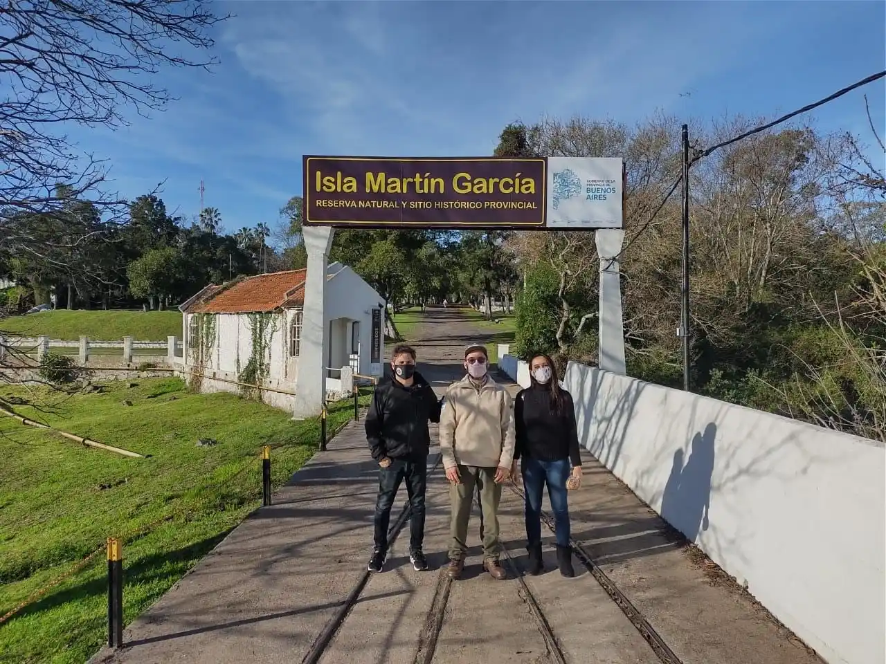 Kicillof visitó la isla Martín García durante la veda: En el siglo XX estuvieron encarcelados Perón e Yrigoyen