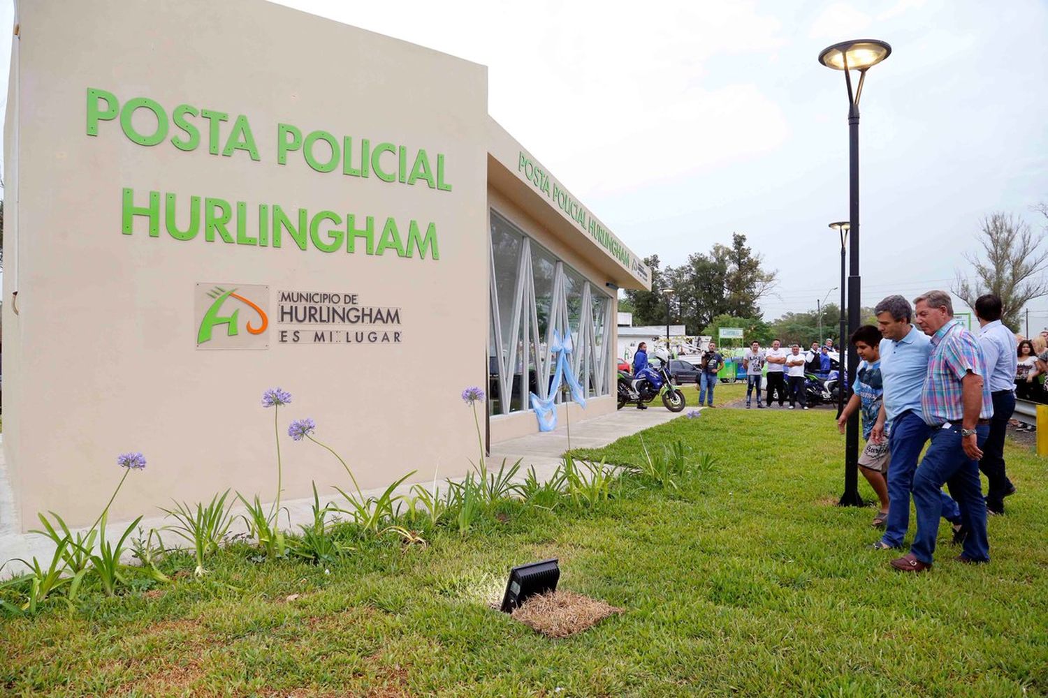 Inauguran la primera posta policial de Hurlingham