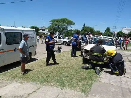 Violento choque en Urdinarrain