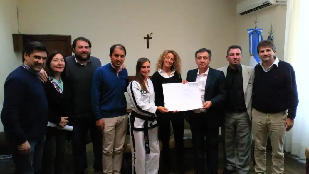 El Concejo Deliberante reconoció al taekwondo del Club River