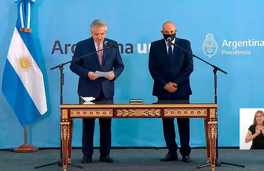 Alberto Fernández le tomó juramento a Alexis Guerrera como nuevo ministro de Transporte