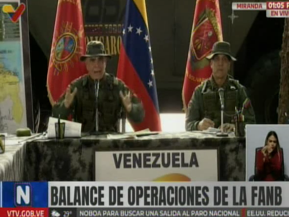 Padrino anuncia desmantelamiento de campamentos de las FARC y del ELN en el Catatumbo
