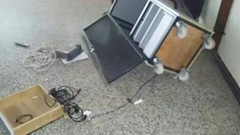 Robaron computadoras y provocaron graves daños en la Secundaria Nº 7