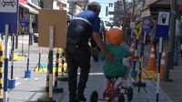 Jornada de concientización vial en la peatonal