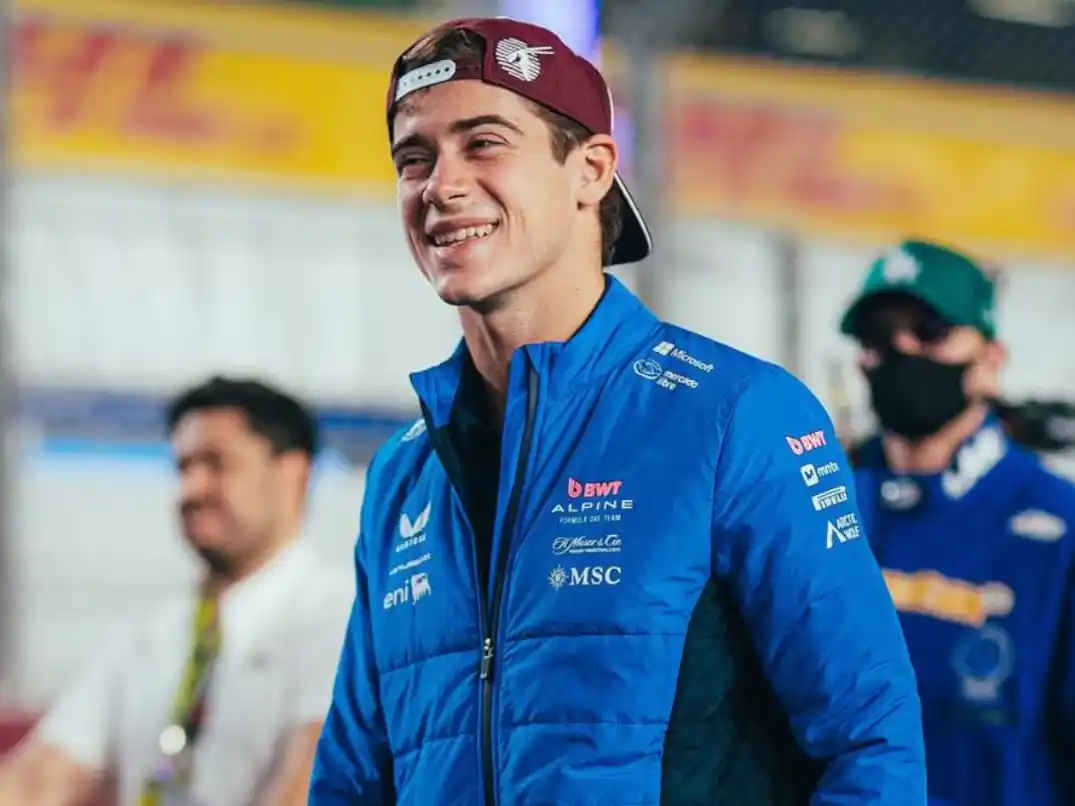 Franco Colapinto dará una exhibición por Buenos Aires el 26 de abril. Foto: AlpineF1Team/IG