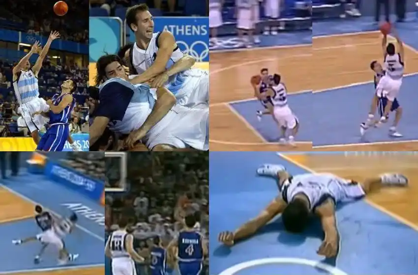 La inolvidable palomita de Manu Ginóbili contra Serbia cumple 15 años