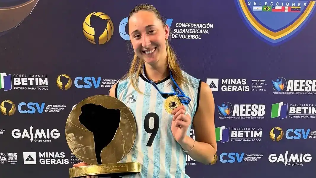 Bianca Cugno, figura de la Selección Argentina.