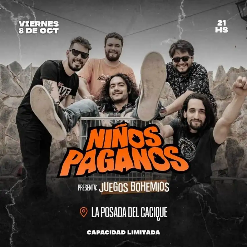 Juegos bohemios primer disco de Niños Paganos