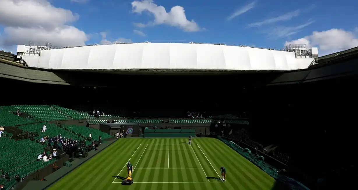 El All England Lawn Tennis and Croquet Club ya tiene actividad en Londres. Crédito: Matthew Childs/Reuters